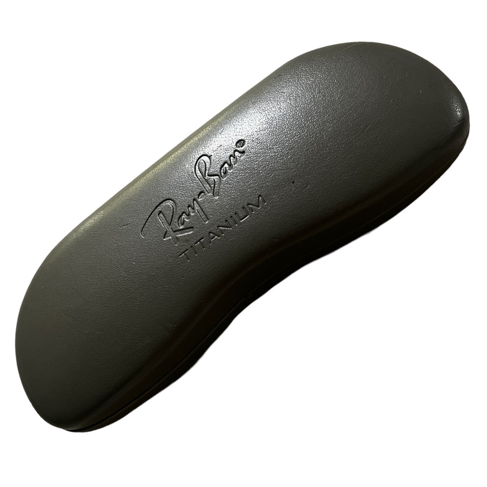 .Ray Ban Titanium Hard Eyeglass Sunglass Case Ray-Ban Series Embossed Cla…